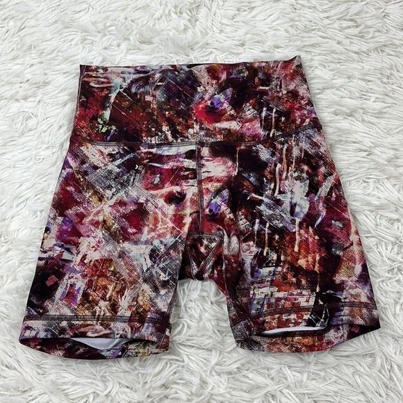 Lululemon Wunder Train High-Rise Short 6" Urbantricity Multi - Picture 1 of 4